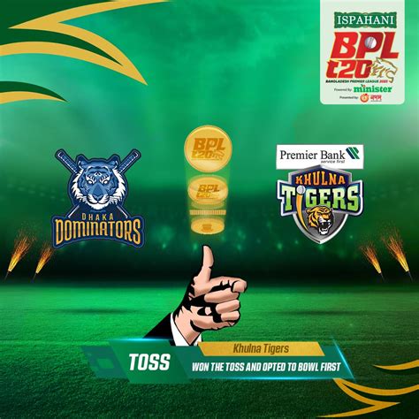 dhaka dominators vs khulna tigers match scorecard|Khulna Tigers vs Dhaka Dominators, 24th Match, Tue, Jan 24.